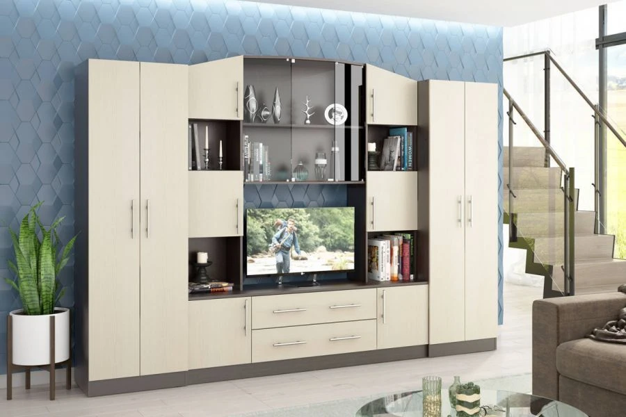 Шкаф деревянный для столовой и гостиной