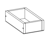 Ящик для картотеки настольный (Торговая марка Альянс-С)