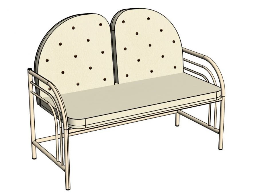 Диван ''Леон'', 2-местный/ НУМ12