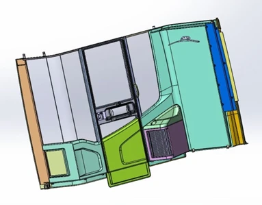 5299-401П-7800000-11 Комплект деталей перегородки водителя МГТ 