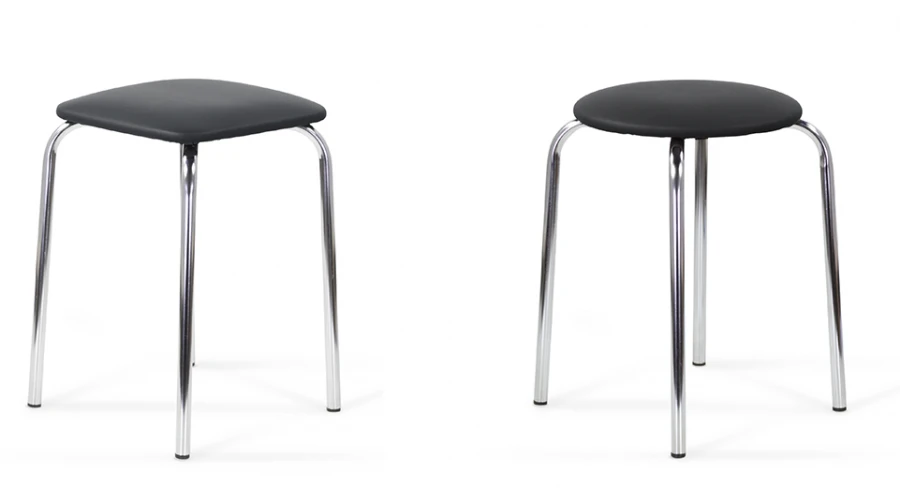 Табурет круглый и квадратный