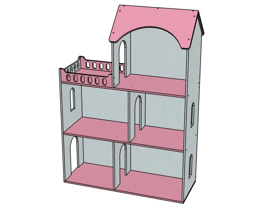 Стеллаж игровой ''Кукольный домик''/ СЖ154