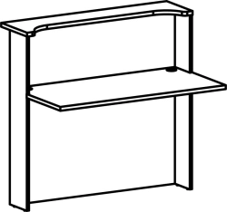High Stand with Cutout 8517 Series "Waiting Zone Galant