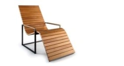 Wooden Lounge Chair for Public Spaces, Model 2007