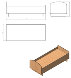 Sleep Bed Series K - Comfortable Bed for Resting