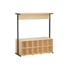 Wardrobe System with Hanger and Shoe Storage, Model B120