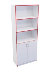 Wide Open Wardrobe with Closed Cabinet, Model 95738-001