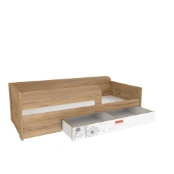 Oliver LD.524140.000 Bed 800x1900 (Golden Oak/White)