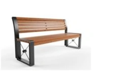 Metal Bench for Public Spaces and Parks, Model 10023