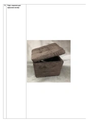 Velvet Storage Ottoman with Drawer