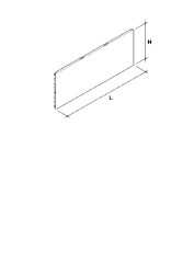 Steel Shelf Panel for Commercial Display (105x323 - 420x1330)