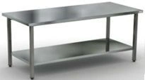 Stainless Steel Framed Table 1200x700x850 mm - Model KSm-n/z-120-p