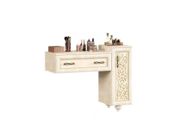 Alexandria LD 625110.000 Vanity Table (Lento/Rustica Leather)