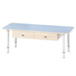 Kids Desk with Two Drawers, Adjustable Height