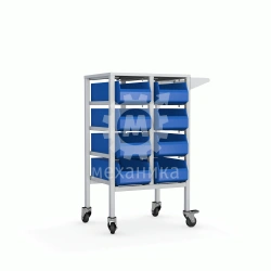 Service Trolley for Moving Parts and Tools, Model 1372