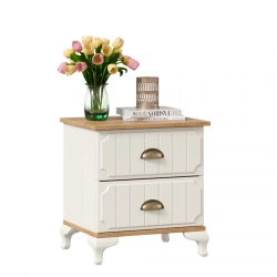 Nightstand Villaggio LD.680130.000 (Alabaster/Golden Oak)