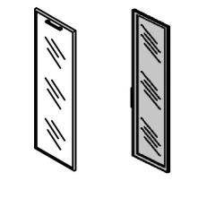 High Glass Office Door - Work, Blitz, Agat, Rio Base, and more