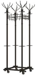 Gardix-4 T22(К) Group Clothing Rack with Umbrella Hooks