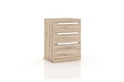 Marta LD 124.120.000 Shoe Cabinet (White/Desira Ash)