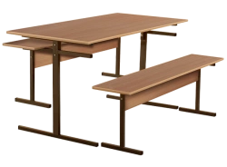 Dining Area Table with Benches