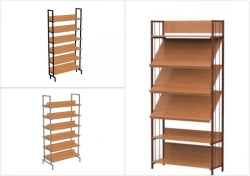 Metal Shelving Unit - Durable Powder-Coated Red Finish