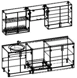 Kitchen Furniture Set TV-KNM-3.11.01-01