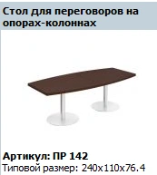 Premier Conference Table End Top PR 441