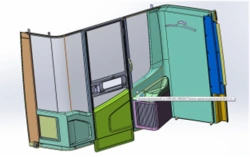 Driver Partition Panel Set 5299-401P-7800000