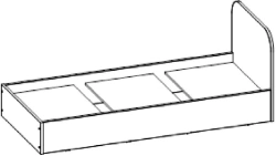 TV-BKR-5.13.01-01 Bed with Durable Construction