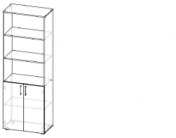 Bookcase for Documents and Books, Model SHK 3ON