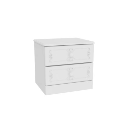 Karina Bedside Table in White - Model LD.525120.000