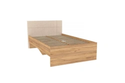Modex-2 Bed 120x200 cm (Golden Oak) L.D.522140.000