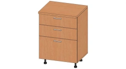 Floor Kitchen Table with 3 Drawers, Model STY-3