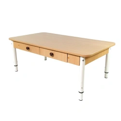 Adjustable Children's Table "Doshkolenok" with Drawers, Model 30004