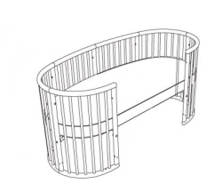 Wooden Children's Playpen for Safety and Comfort