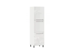 Kitchen Cabinet Door Set for Dish Storage 600 Type 2 without Oven (White Gloss)