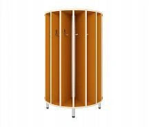 Round Floor Towel Cabinet with 10 Sections