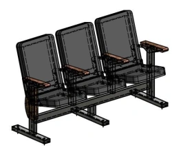Metal Frame Chair Section TV-SSM-9.1.01