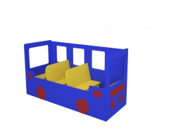 Bus Play Zone Dm 1406 – Interactive Children's Furniture