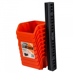 Small Tray Set for Fasteners with Bracket (9 pcs)