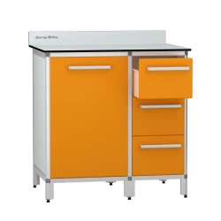 Medicine Storage Cabinet with Aluminum Frame, Model DM-2-109-06.K2.F2