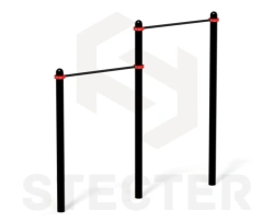 Double Outdoor Pull-Up Bar