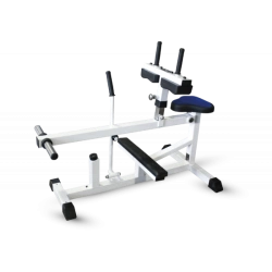 Seated Calf Raise Machine with Free Weights