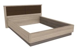 Bruna LD 631.320.000 Bed 1400 (Light/Dark Sonome H)