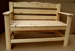 Pine Garden Bench 46x48x112 CM