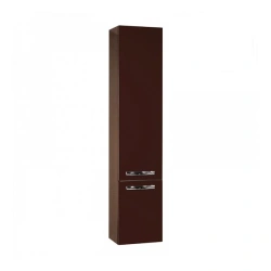 Aquaton Aria Dark Brown Wall-Mounted Column Cabinet 1A124403AA4301
