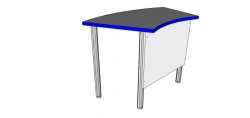 Metal Frame Desk for Office Use