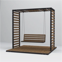 Hanging Pergola Garden Bench