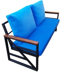 Металлический диван