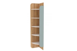 Blue End Panel for Modex-2 Shelving System LD.522080.000